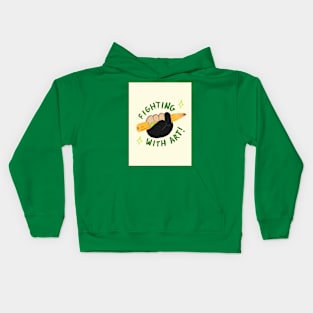 Fighting With Art Kids Hoodie